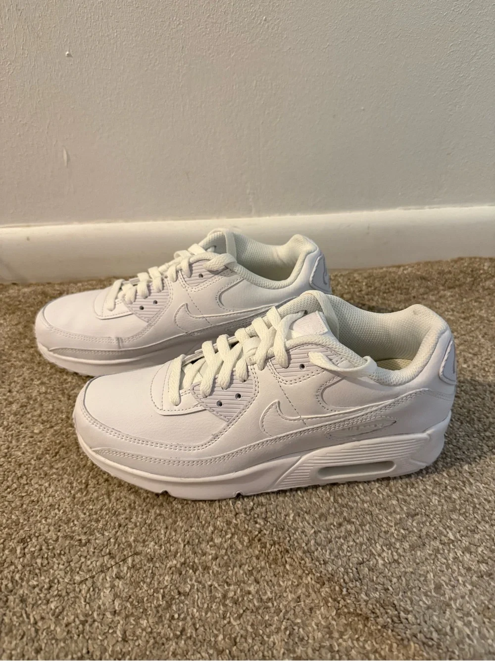 Nike Kids White Low-Top Sneakers